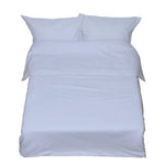 Poszewka na kołdrę z tkaniny bawełnianej | Halogen blue -