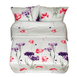 Poszewka na kołdrę z tkaniny bawełnianej | Kwiaty polne -