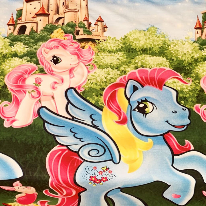 Siuvamas drobinis antklodės užvalkalas | Little ponies -