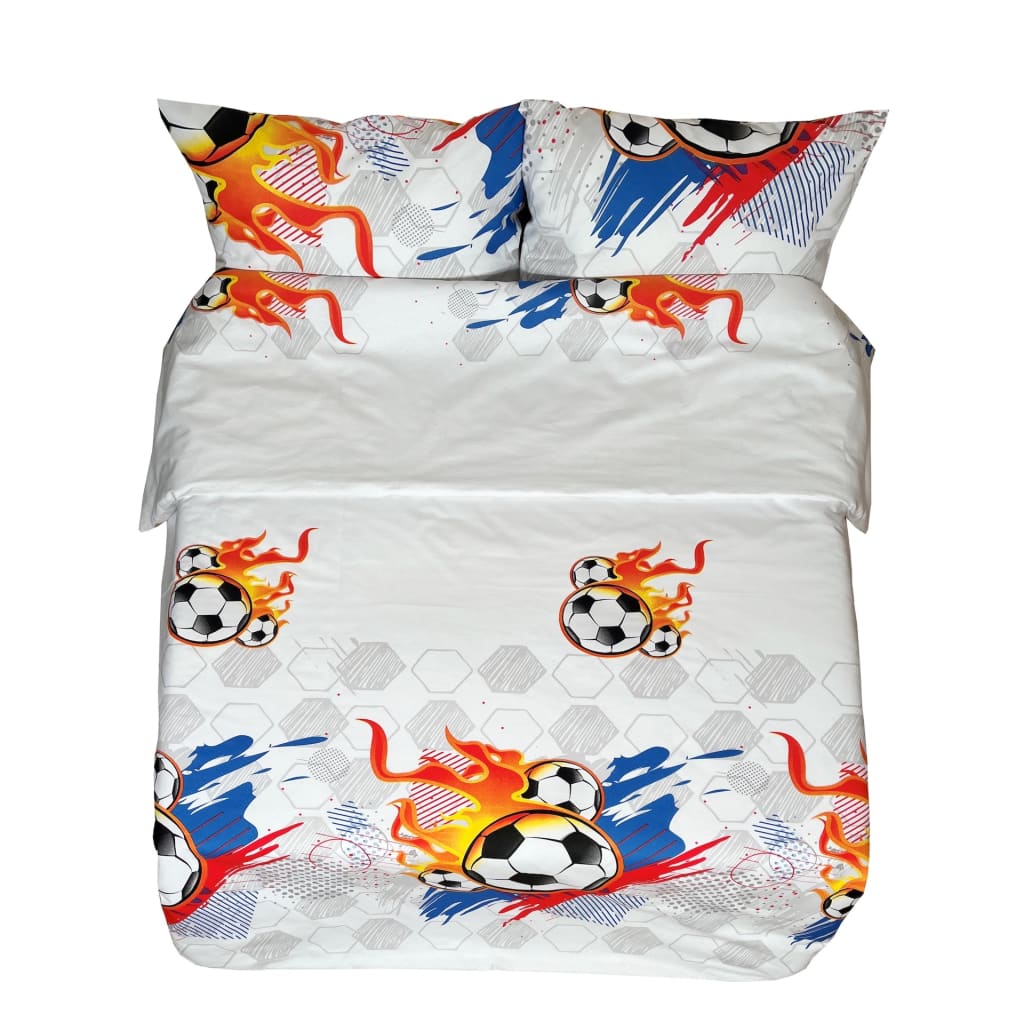Komplet pościeli z tkaniny bawełnianej | Football - Szyty