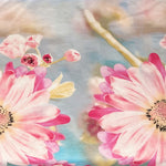 Komplet pościeli z tkaniny lnianej | Gerbera - Szyty