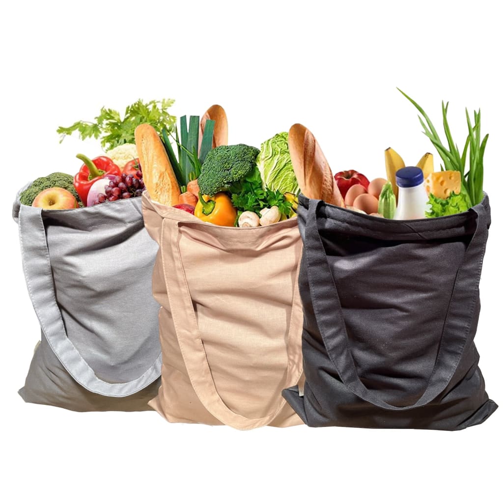 Szyty materiałowy worek na zakupy