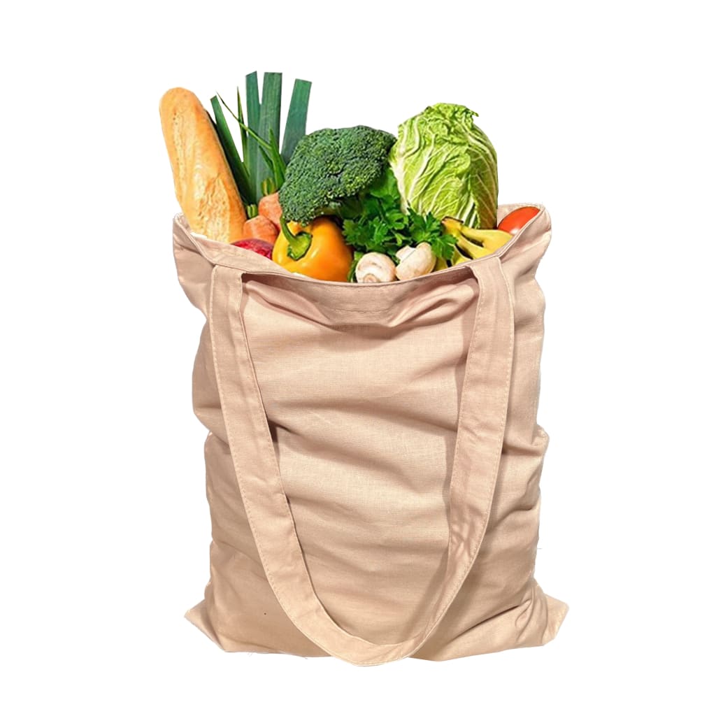 Szyty materiałowy worek na zakupy