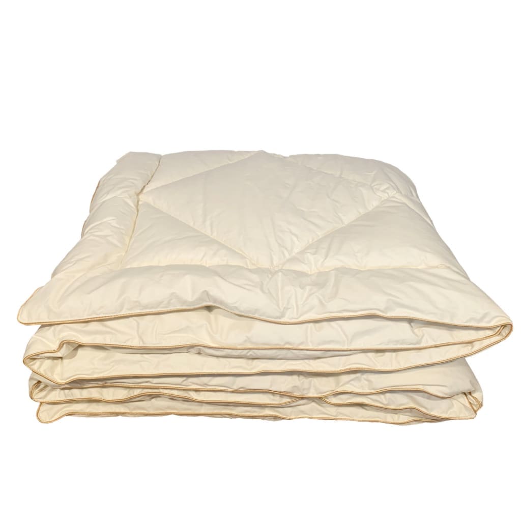 Kołdra dwustronna z puchu i piór gęsich oraz dwie poduszki